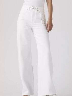 Levi's rib cage belted Wide-Leg Jeans